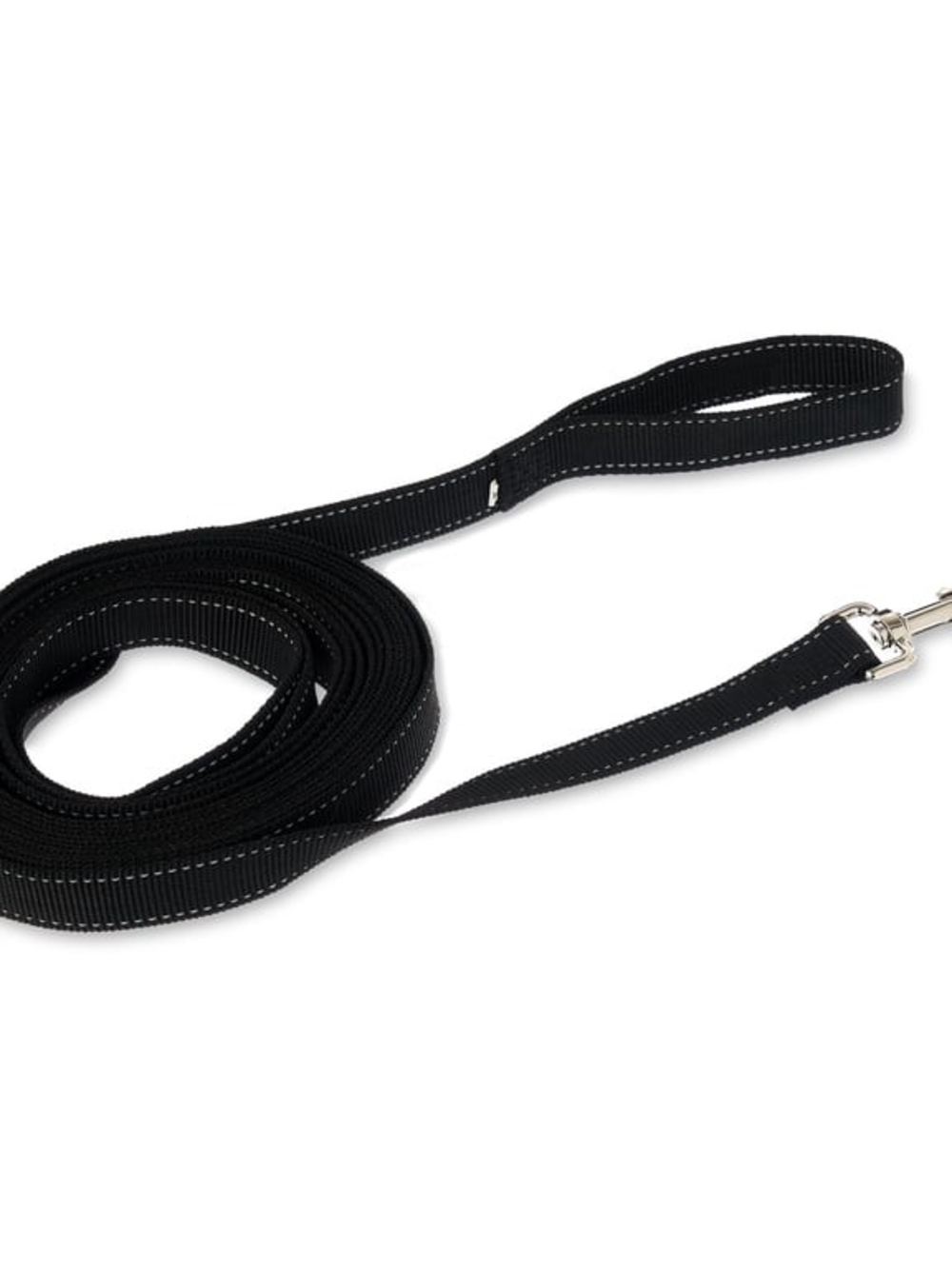 Vibrant Life Reflective Dog Training Leash & Tie Out, Black, 20ft × 5/8in